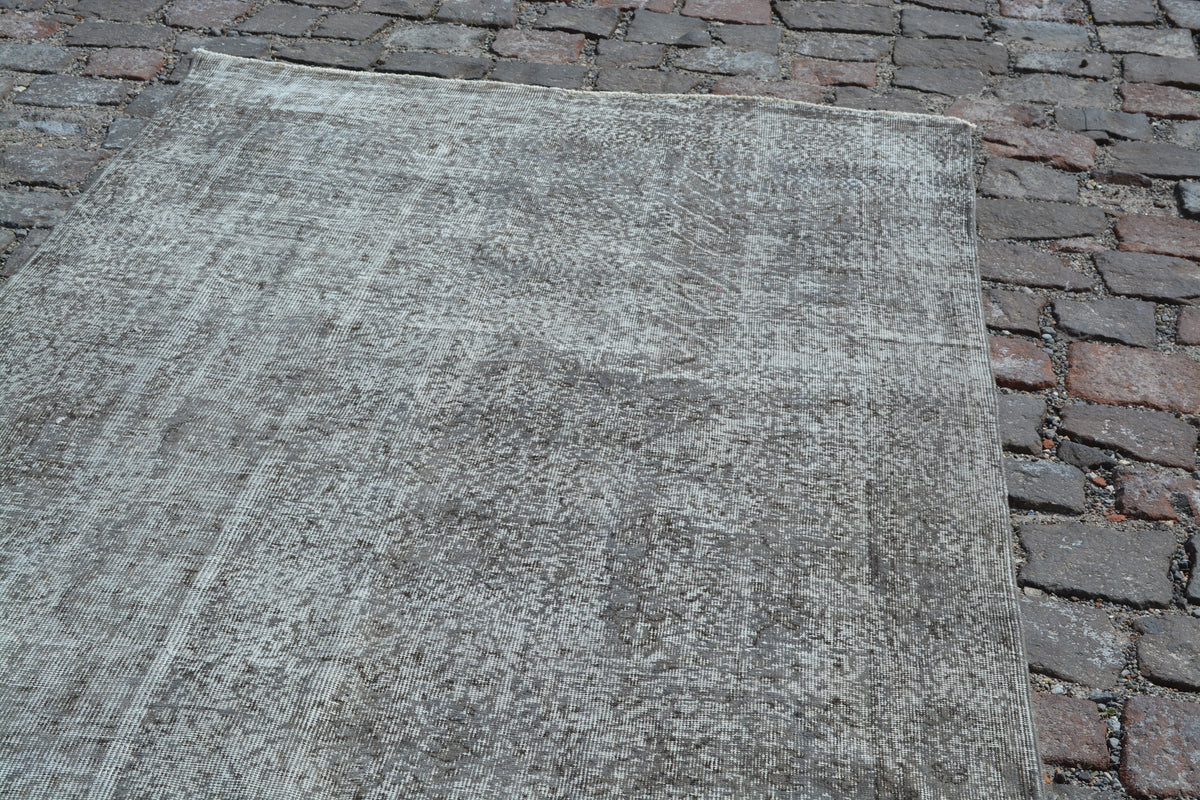 Oushak rug, Gray rugs, Vintage turkish rugs, Area rug, vintage rug, , deco rug, organic  rug, Handmade rug, Oriental rug, 5.1x9.2 Ft AG602