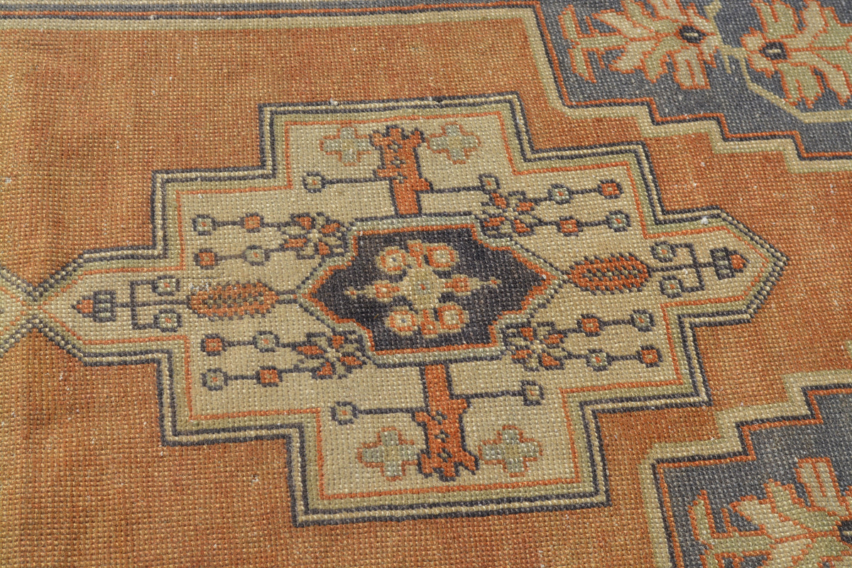 Oushak Rugs, Turkish Rug, Anatolian Rug, Vintage Rug, Handmade Rug, Oriental Rug, Kitchen rug, Tribal rug, Over dyed rug, 3.2x6.4 Feet AG352