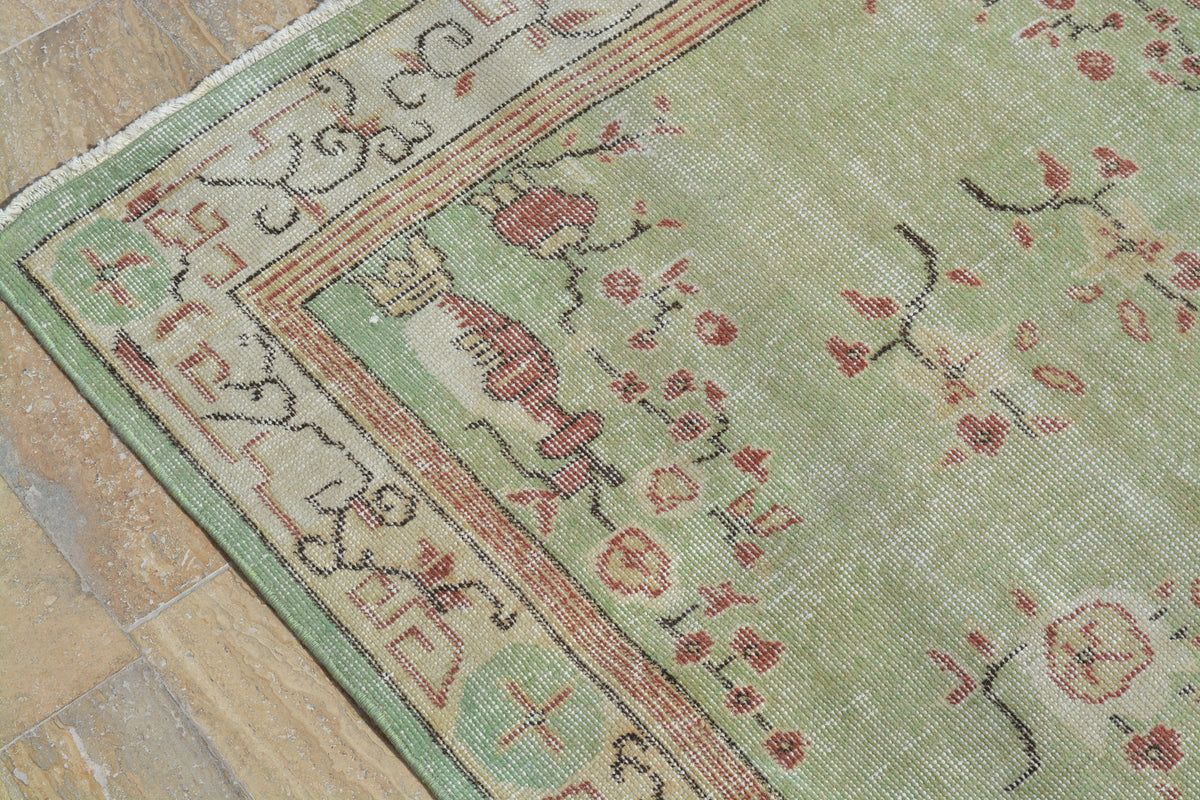 Turkish Rugs, Anatolian Rug, Area rug, Vintage Rugs, Handmade Rugs, Oriental Rug, Antique rug, Boho rug, Overdyed rug, 3.6x6.6 Feet AG417