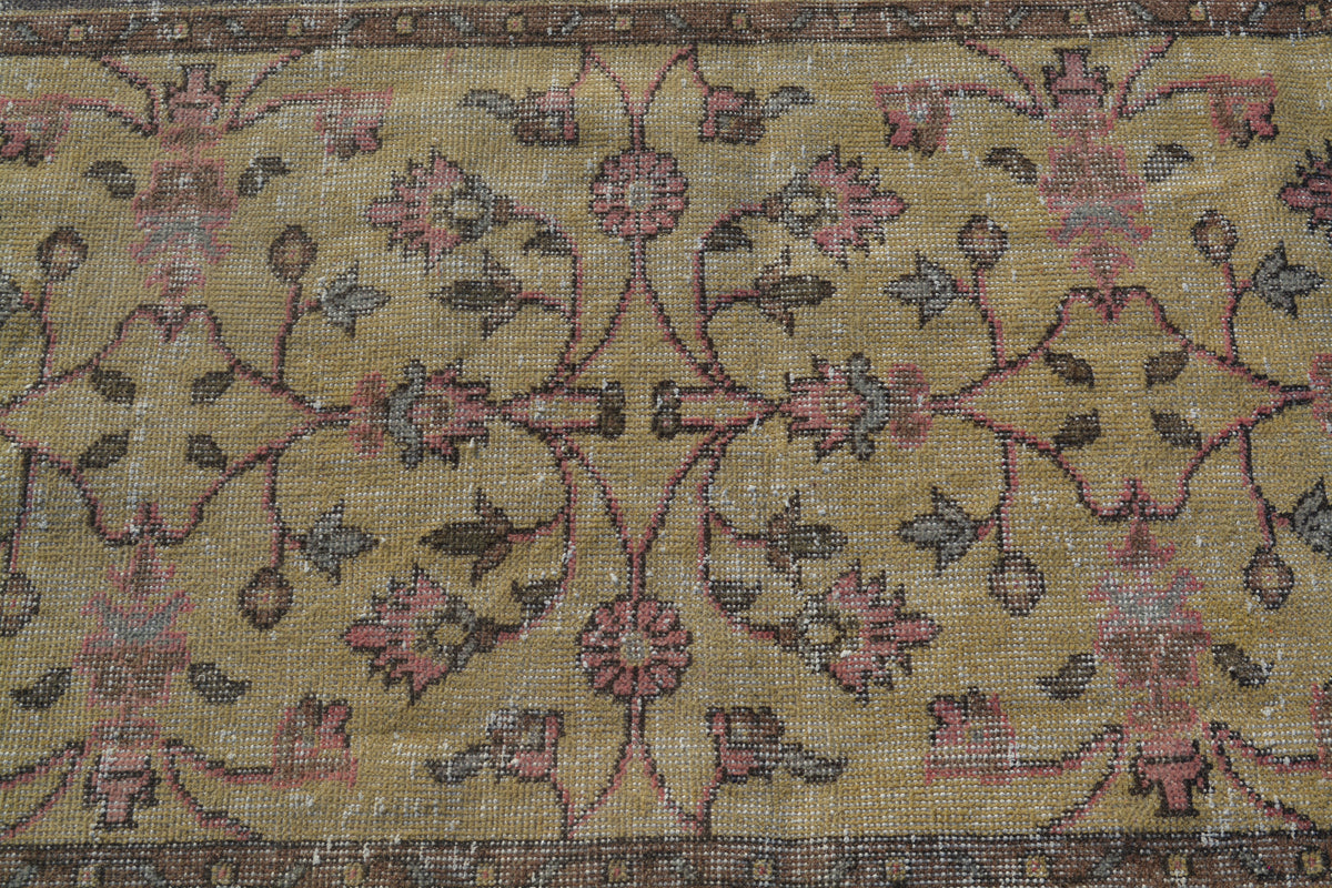 Oriental Rug, Turkish Rugs, Antique rug, Oushak  Rug, Area rug, Vintage Rugs, Oushak runner rug, Boho rug, Overdyed rug, 2.8x11.2 Feet AG435