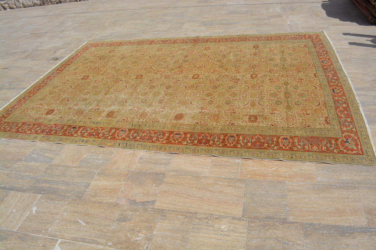 Turkish Vintage Rug, turkish rug, brown turkish rug, nursery rug, 8 x 11 feet rugs, turkish wall hanging,  7.9x11.4 Ft AG521