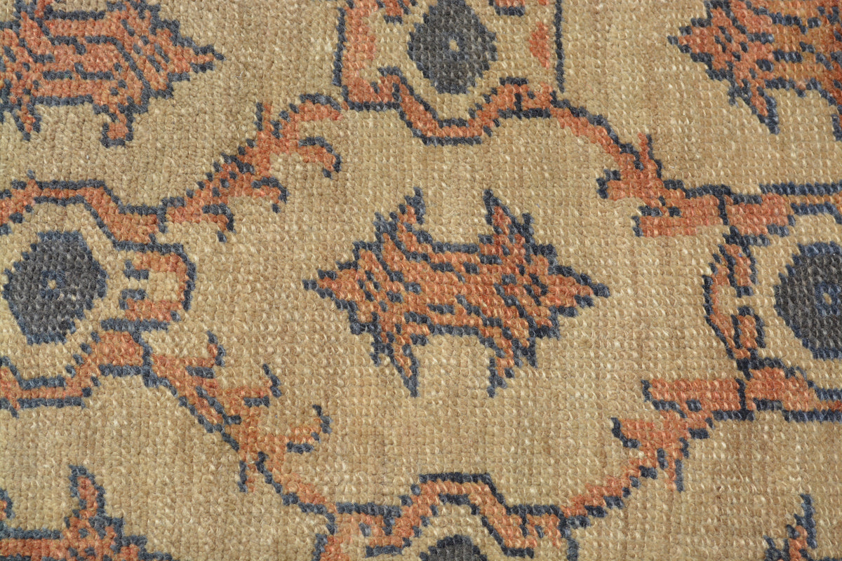 Turkish Rug, Corridor Rug, Hand knotted Rug, Natural Rug, Brown Vintage Rug, Vintage, Small Rug, Oriental Rug, Antique Rug, 2.3x9.5 Ft AG664