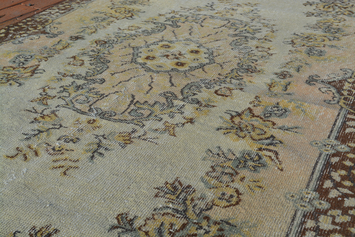 Vintage Rug, Beni Ourain Pink  Talsint rug, Vintage Rug Carpet, Bohemian Rugs, Turkish Rug,  3.8X6.9 Ft AG847