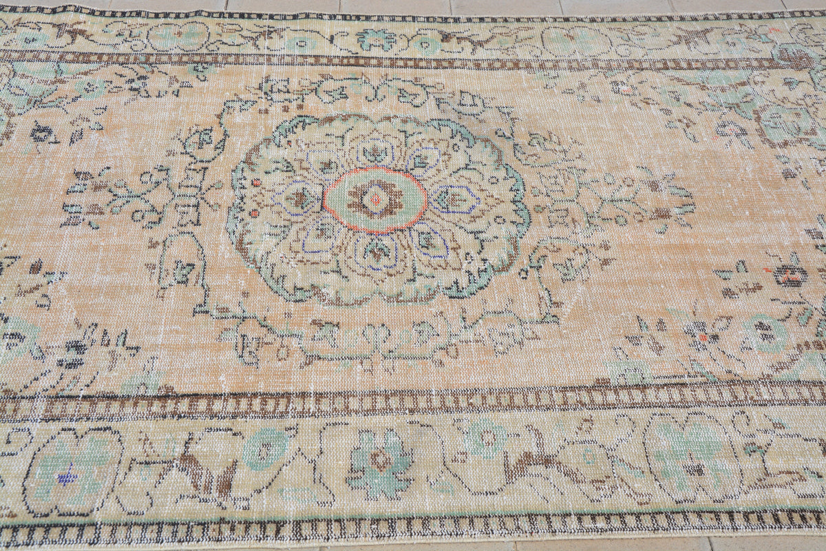 Oriental Carpets and Rugs, Cheap Rugs for Sale, 5x9 Vintage Area Rugs, Cheap Area Rugs, Teal Area Rugs,           5.3 x 9.0  Feet AG1023