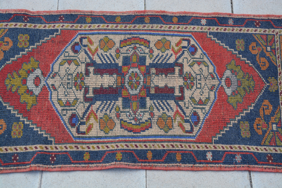 Turkish Rug,Authentic Turkish Carpets, Large Red Turkish Rug, Turkish Carpet Modern, Best Turkish Carpets,            1.8 x 3.8 Feet AG1224