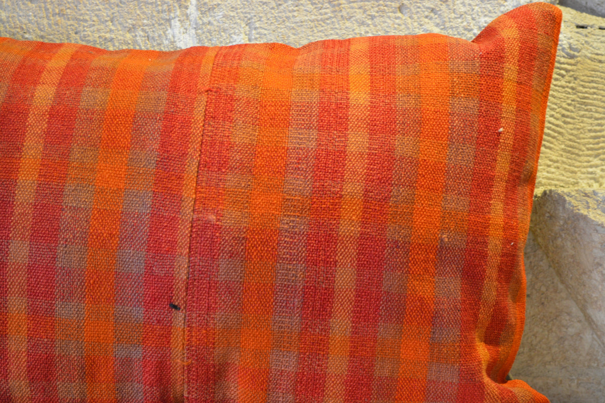 Hand Knotted Cushion,  Kilim Pillow, Kilim Cushion, Kilim Pillow Cover, Kilim Pillows, Kilim Turkish Cushion, 16”x24” - EA302