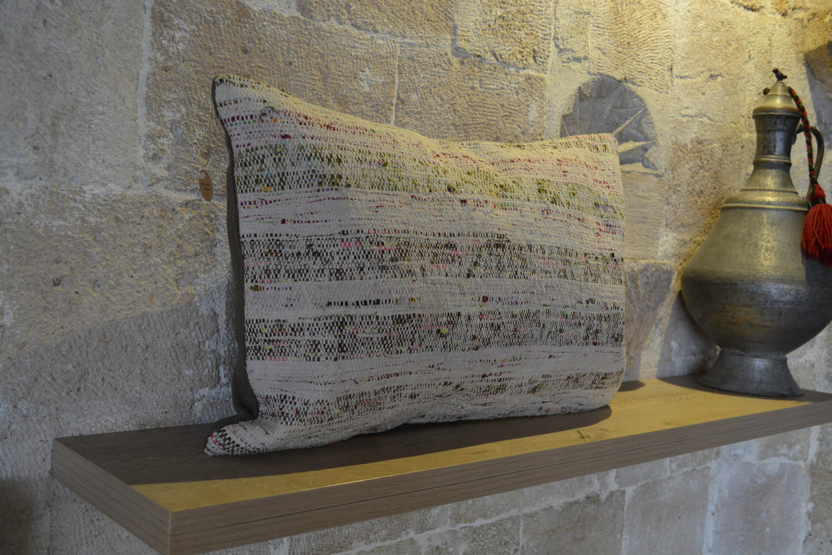 Handwoven Pillow, Bed Pillow Sham, Pillow Sham, Red Kilim Pillow, Kilim Cushion 3x5, , Vintage Pillow Cushion,    16”x24”- EA377