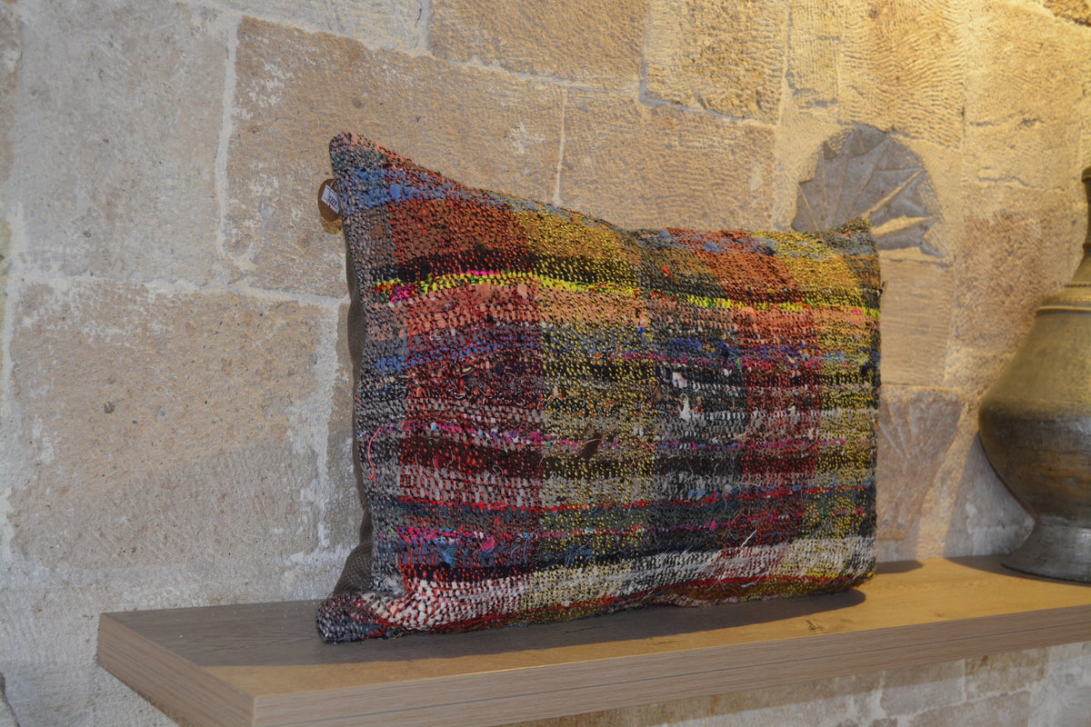 40x60 cm Cushion, Faded  Boho Cushion, Natural   Orange Boho Cushion, Antique  Orange Turkish Cushion,      16”x24” - EA227