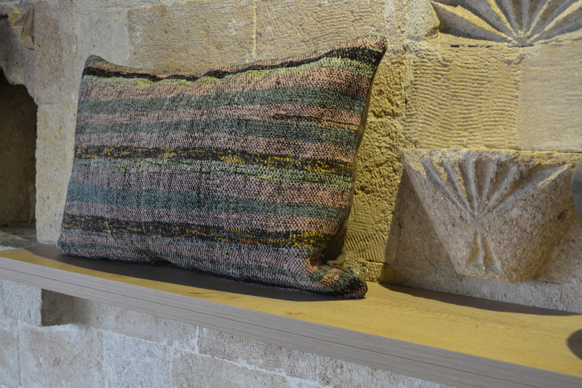 Vintage Turkish Cushion, Cushion For Home, Moroccan Cushion, Berber Cushion, Vintage  Moroccan Decor,      16”x24” - EA230