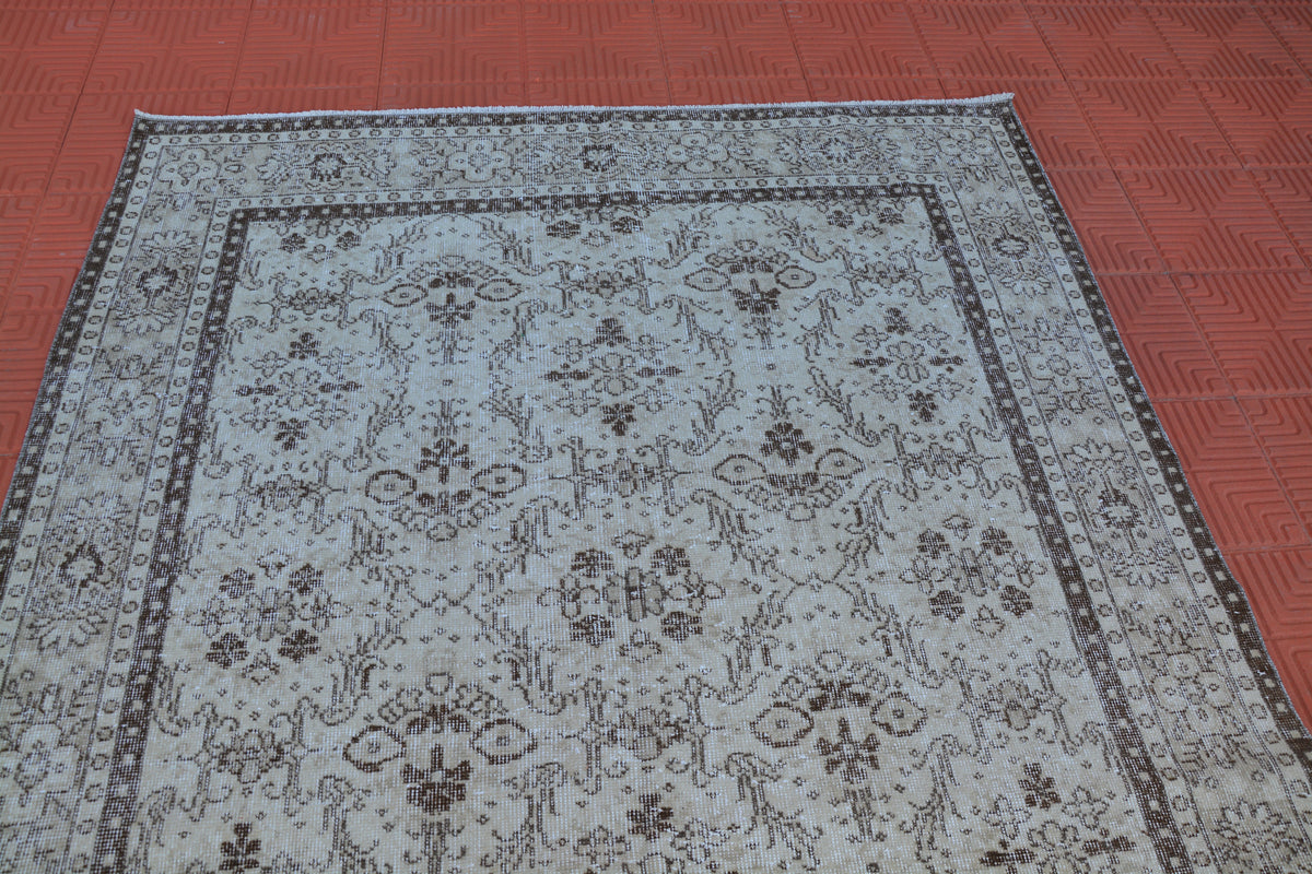 Turkey Rug, Turkish Anatolian Carpet, Berber Teppiche, Colorful Turkish Rug, House Turkish Vintage Rug,         6.0 x 9.2 Feet AG1495
