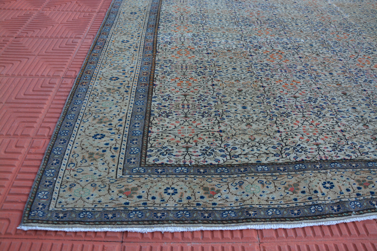 Woven Oriental Rug, Turkish Kilim Rug, Antique Rug, Vintage Rugs, Art Deco Rug, Berber Teppiche, Boho Vintage  Rug,    6.3 x 9.0 Feet AG1675