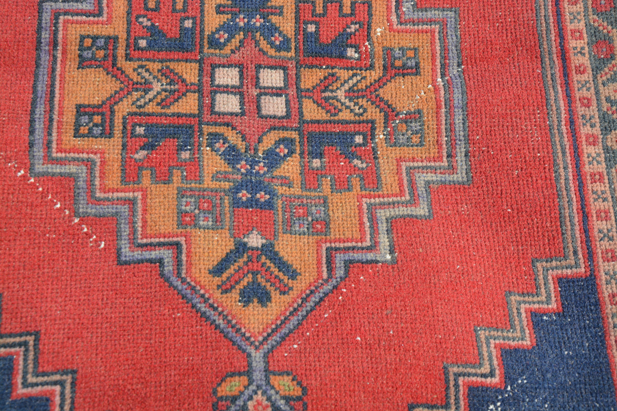 4x6 Area Turkish Rug, Turkish Oushak Small Oriental Rug, Turkish Faded Red Rug, Oriental Bohemian Rug,      3.6 x 5.5 Feet AG1419