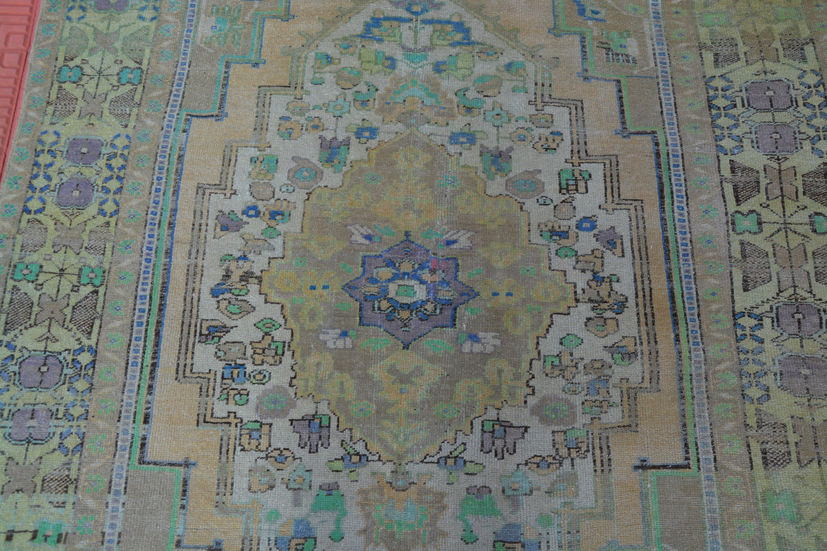 Turkish Hand Knotted Rug, Moroccan Rug, Berber Teppiche, Turkish Flat weave Rug, Hand Woven Oriental Rug,       5.2 x 8.3 Feet AG1547