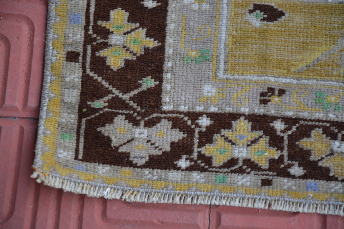 Vintage Rug, Turkish Small Rug, Berber Rug, Office Rug, Medium Anatolian Rug, Rustic Home Rug, Turkey Rug 3x6,   3.1 x 6.0 Feet AG1553
