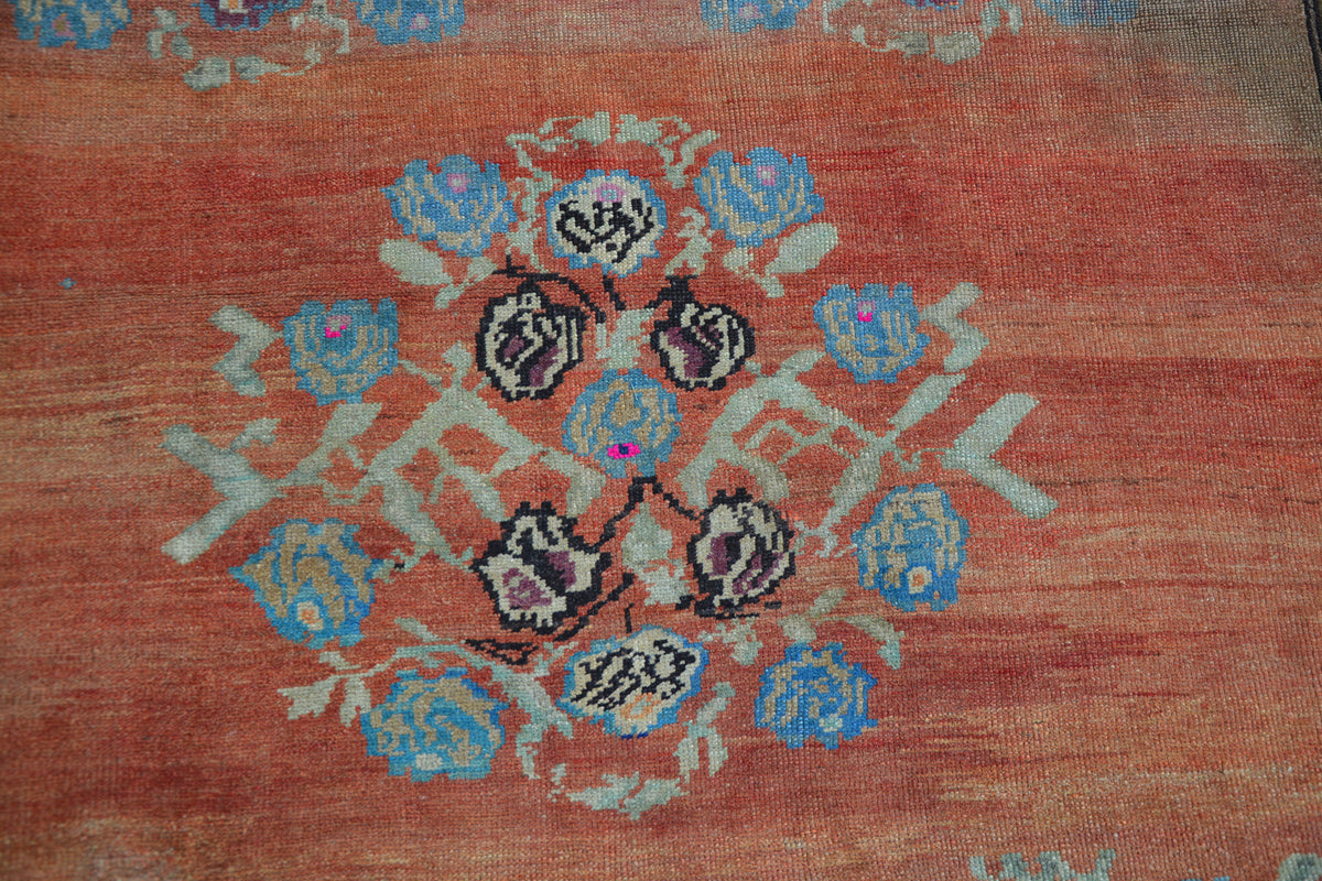 Antique Rug, Vintage Kilim Tribal Rug, Oushak Rug,  Handmade Vintage  Oriental Handmade  Anatolian Rug, Morrocan Rug, 5.4 x 10.1 Feet AG1572