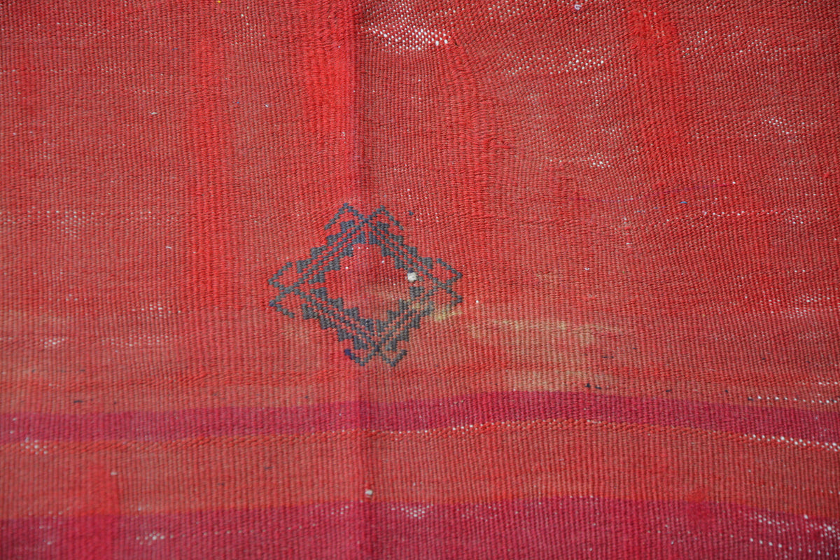 Turkish Kilim Rug, Oriental Kilim Rug, Wool Kilim Rug, Vintage Kilim Rugs, Geometric Rug, Flatweave Vintage Kilim,     3.9 x 3.9 Feet AG1668