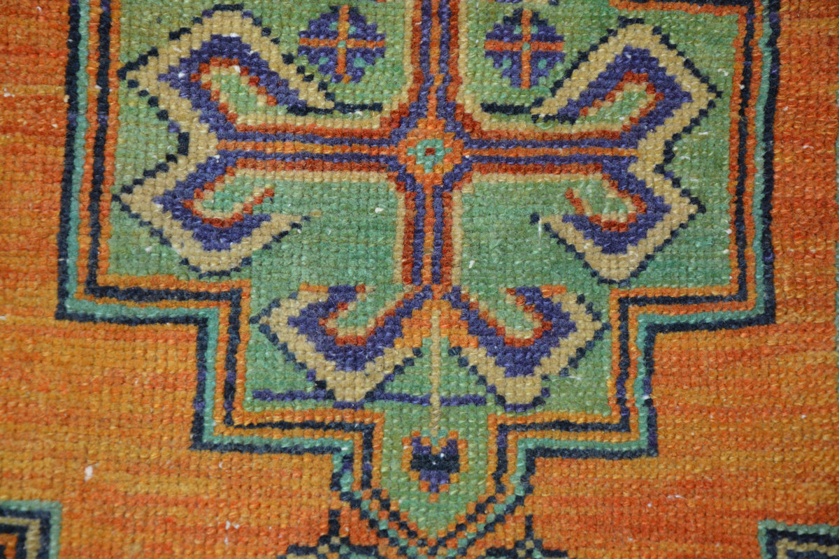 Turkish Rug, Antique Persian Style Turkish Rug, Oushak Rug,  Old Rug, Geometric Rug, Tapis Berber, Oushak Rug,        1.6 x 2.9 Feet AG1766