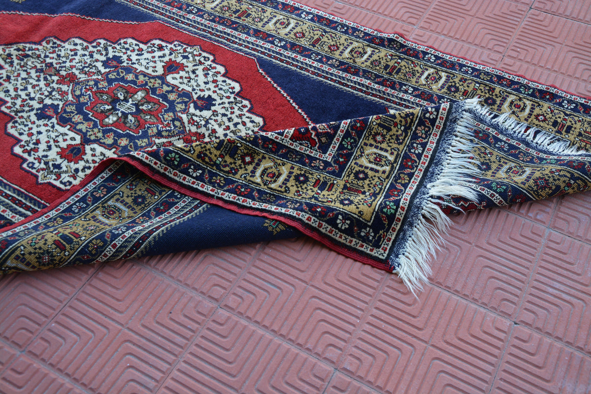 Handwoven Kilim, Turkish Kilim Rugs, Kilim Turkish Rug, 5x9 Rug, Hemp Kilim Rug, Natural Dye  Small Turkish Rug,   4.5 x 8.5 Feet AG1841