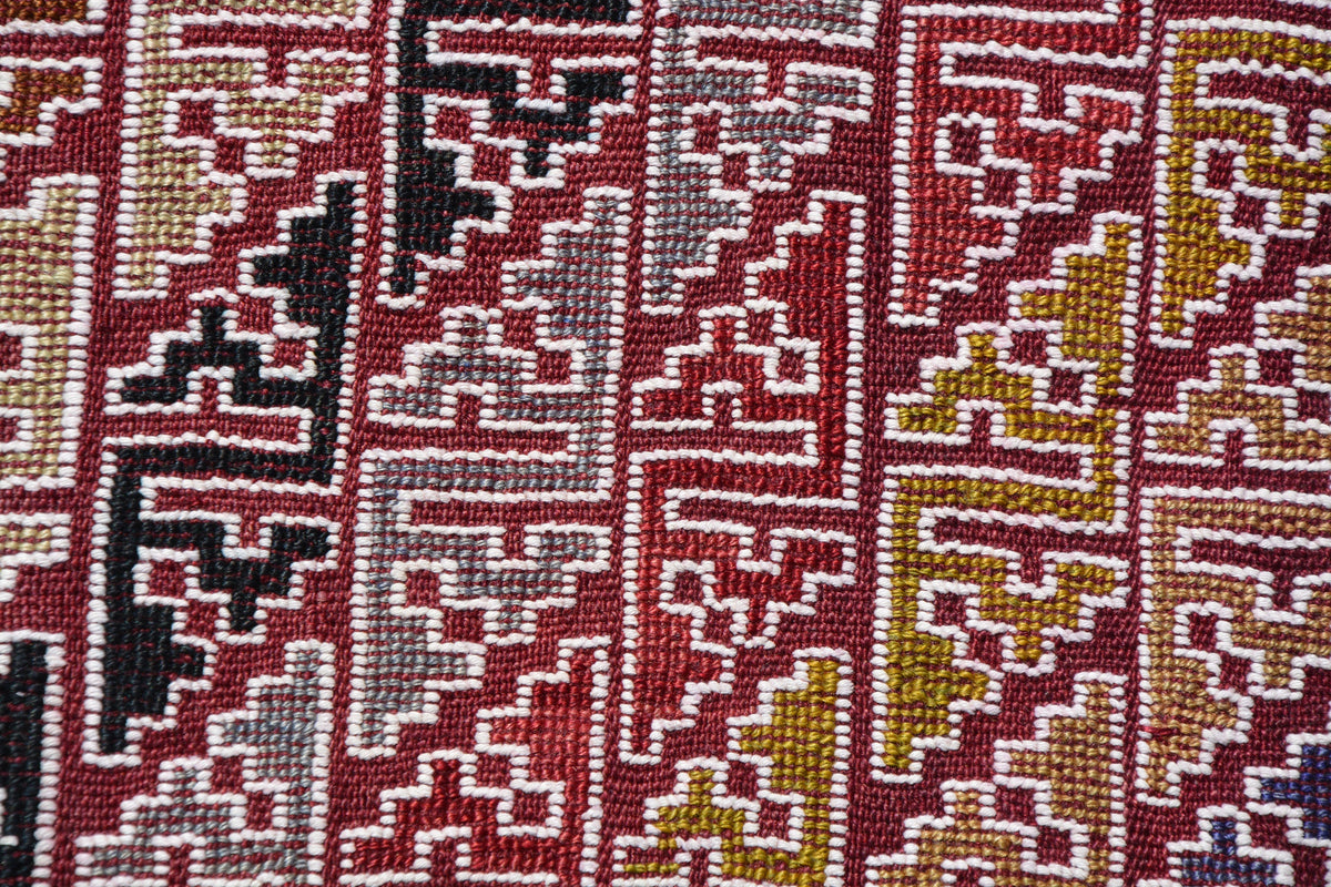 Floor Rug, Small Anatolian Rug, Faded Color Rug, Distressed Rug, Outdoor Rug, Turkish Mat Rug, Small Old Carpet,    1.7 x 3.2 Feet AG1849