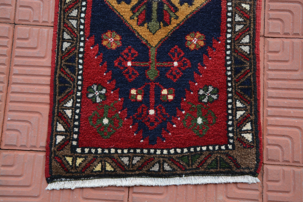 Vintage Turkish Rugs, Anatolia Rug, Pastel Rug, Home Living Rug, Aztec Rug, Floral Rug, Small Oushak Rug,   1.6 x 3.5 Feet AG1897