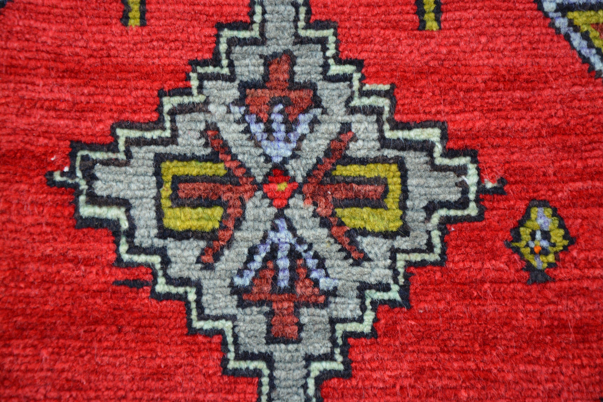 Vintage Turkish Rug, New Fashion Rug, Turkish Old Rugs, Turkish Rug, Oushak Rug 2x3, Oriental Red Rug, Turkish Rug,  1.7 x 3.4 Feet AG1917