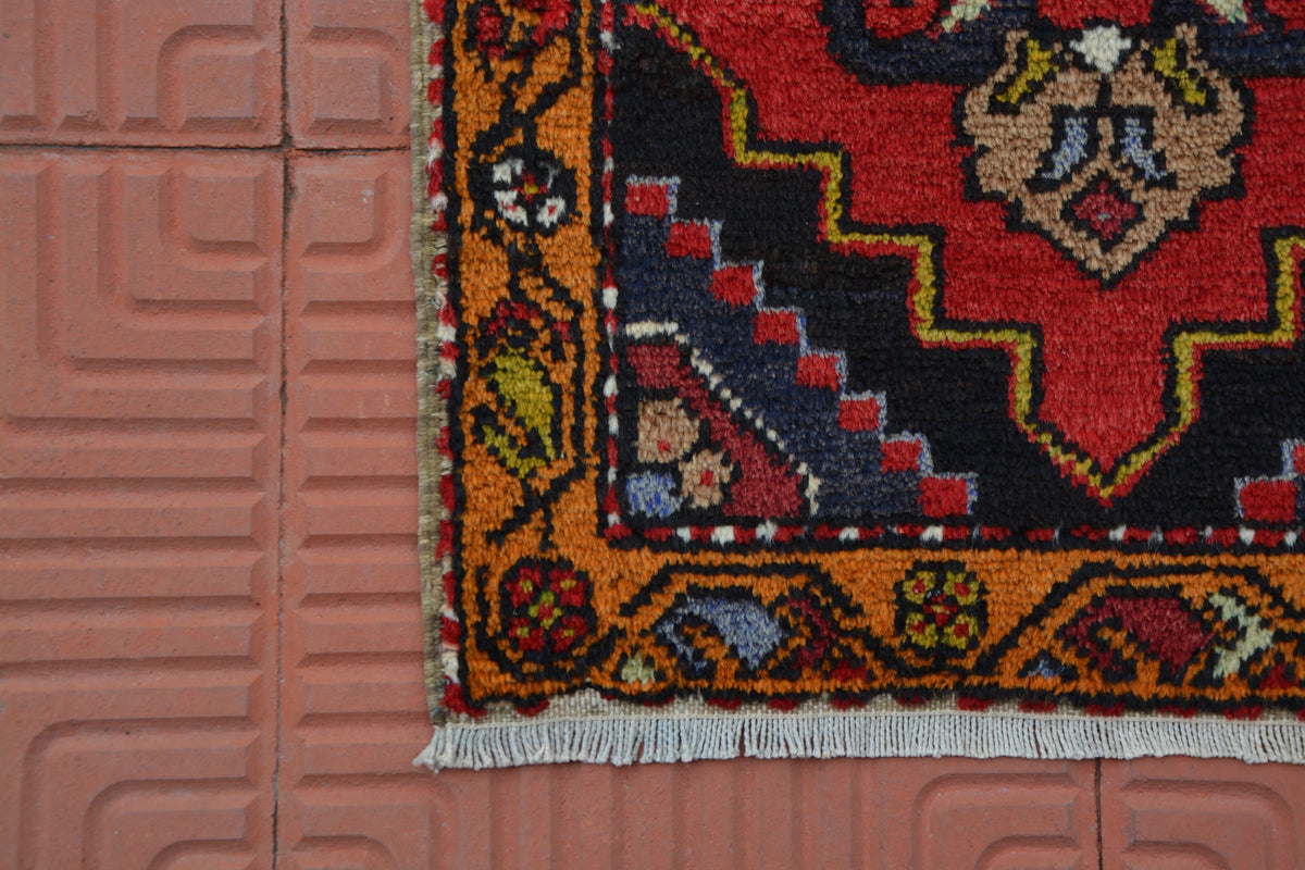 Small Oriental Rugs, Turkish Kilim Rug, Ethnic Rug, Floor Rug, Oushak Rugs, Decorative Rug, Tribal Turkish Oushak Rug, 1.6 x 3.2 Feet AG1925
