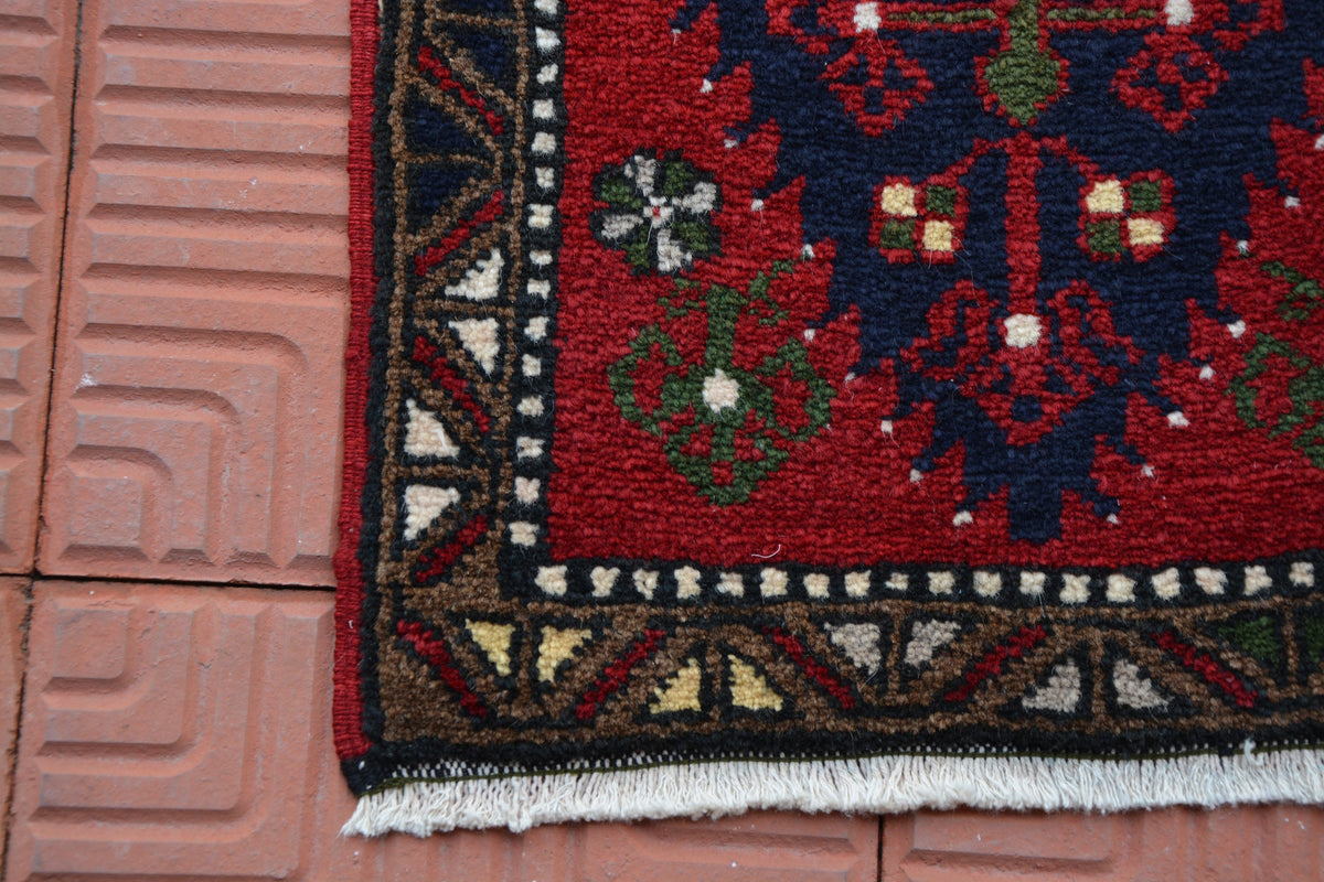 Vintage Turkish Rugs, Anatolia Rug, Pastel Rug, Home Living Rug, Aztec Rug, Floral Rug, Small Oushak Rug,   1.6 x 3.5 Feet AG1897