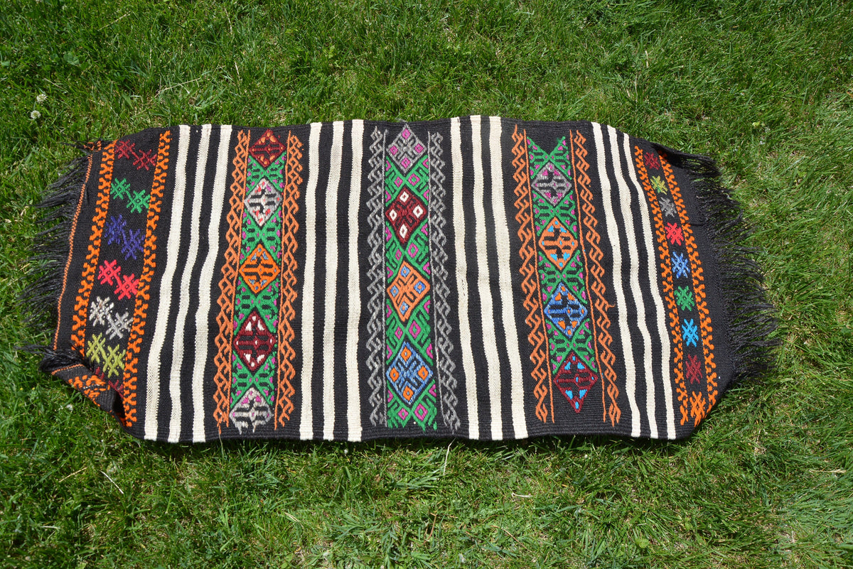 Turkish Kilim, Carpet Rug, Oriental Rug, Turkish Rug, Kilim Rug, Oriental Rug, Turkish Rug Red,  Small Turkish Rug,   2 x 3.9 Feet LQ009