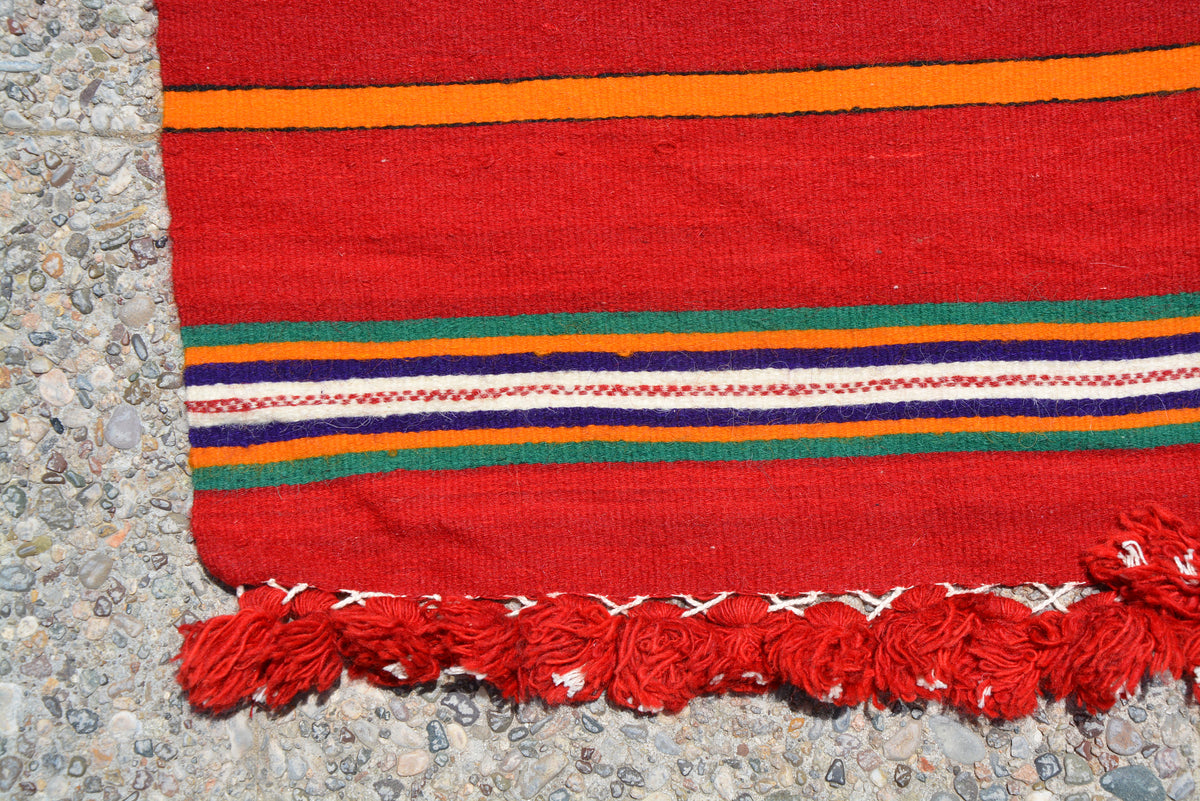 Red Afghan Baluch Rug, Nomadic Turkish Rug, Vintage Rug, Antique Rug, Kilim Rug, Indian Rug, Antique Turkish Rug,    4.5 x 9.5 Feet LQ062