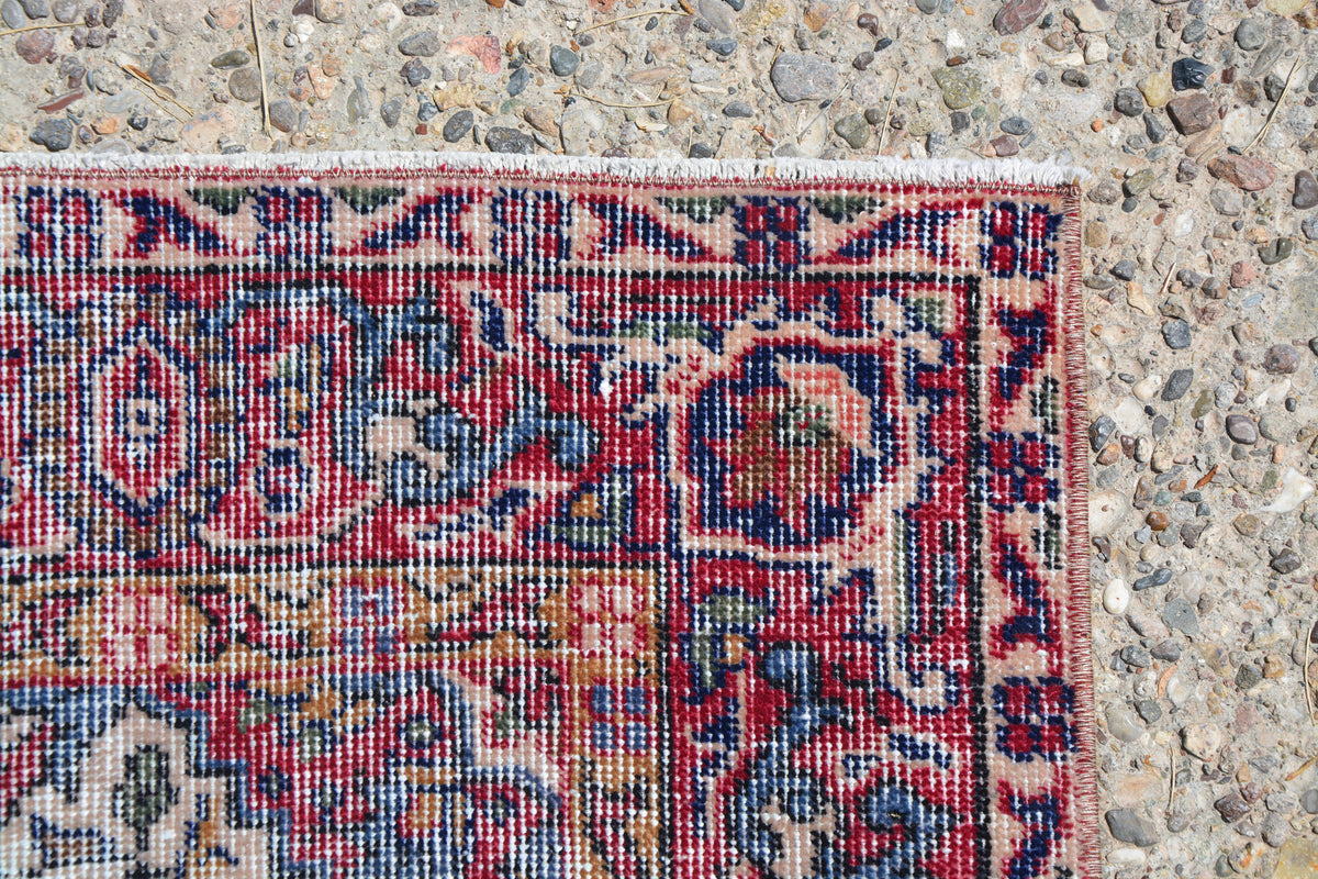Area Rug, Decorative Rug, Turkish Rug, Turkish Rug Red, Antique Rug, Bohemian Rug, Wool Rug, Turkish Rug,      3.6 x 6.8 Feet LQ120