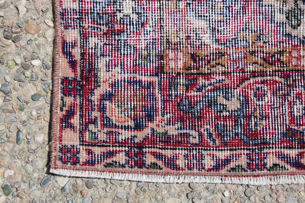Area Rug, Decorative Rug, Turkish Rug, Turkish Rug Red, Antique Rug, Bohemian Rug, Wool Rug, Turkish Rug,      3.6 x 6.8 Feet LQ120