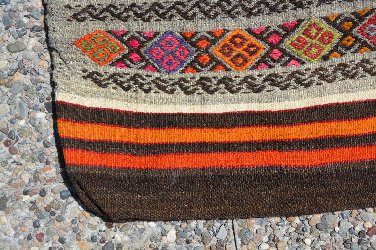 Oriental Rug, Vintage Rug, Oushak, Turkish Chuval Rug, Wall Hanging Rug, Small Area Rug, Tribal Turkish Rug,      2.1 x 4.8 Feet LQ175