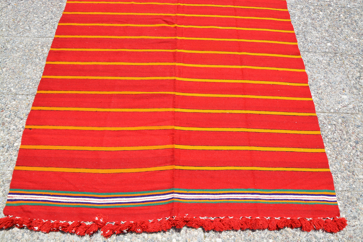 Red Afghan Baluch Rug, Nomadic Turkish Rug, Vintage Rug, Antique Rug, Kilim Rug, Indian Rug, Antique Turkish Rug,    4.5 x 9.5 Feet LQ062