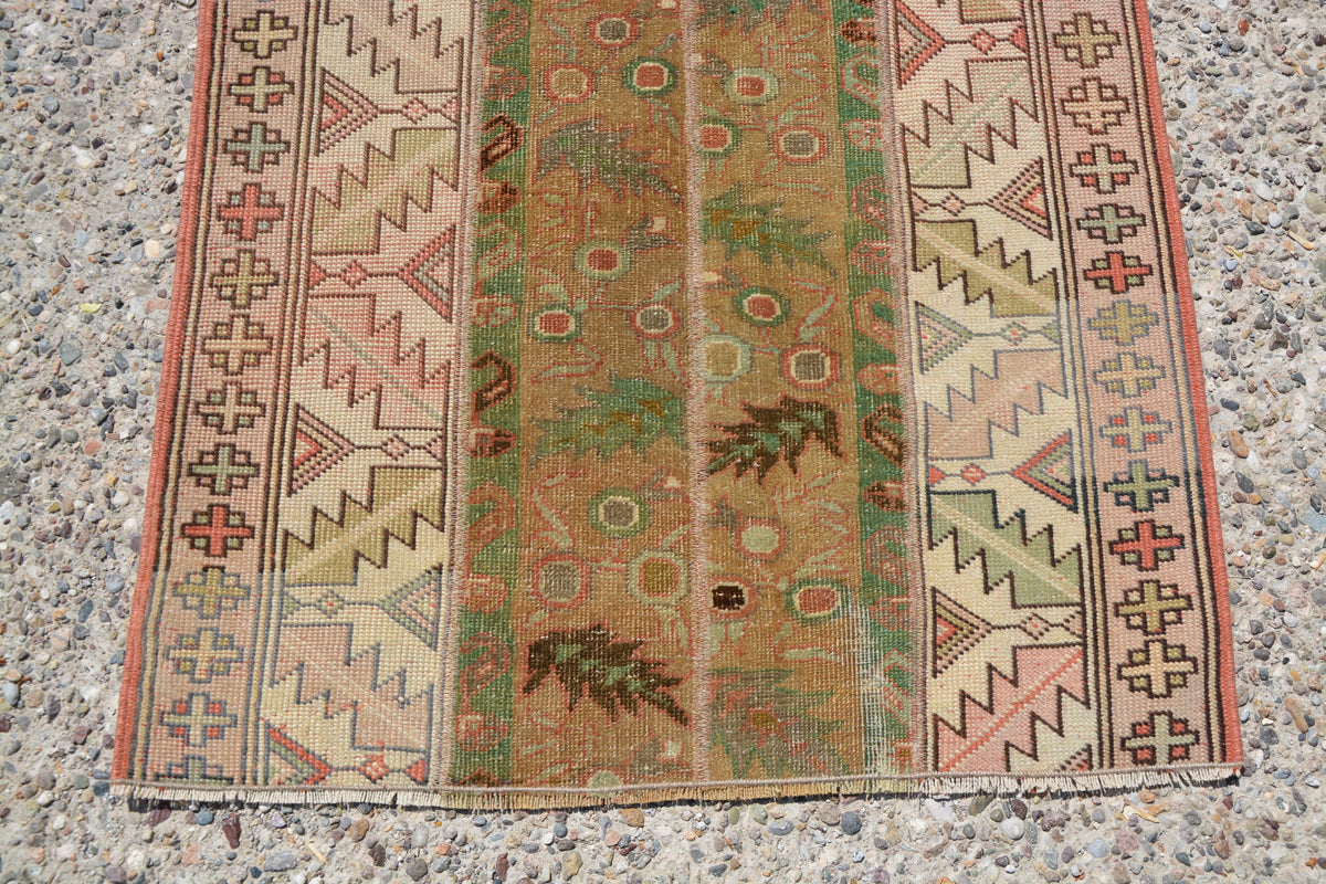 Patchwork Vintage Tribal Kilim, Carpet Rug, Handmade Kilim, Morrocan Rug, Old Rug, Turkish Kilim Rug, Nomadic Rug,     2.9 x 4.8 Feet LQ290
