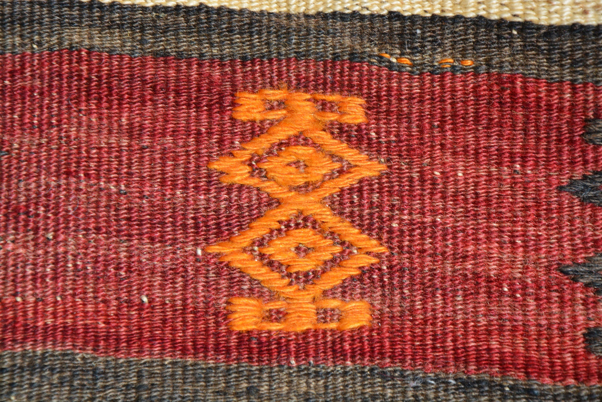 Turkish Wall Hanging Rug, Antique  Vintage Rug, Turkish Rug, Oushak Rug, Handmade Rug, Area Rug, Decorative Rug,      2.2 x 4.2 Feet LQ391