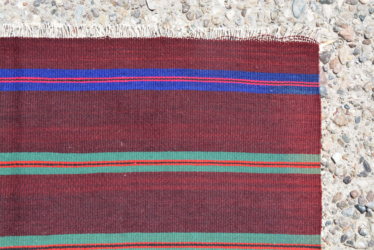 Antique Rug, Small Rug, Tribal Rug, Runner Rug, Oriental Rugs, Persian Rug, Floor Rug, Boho Rug, Kilim Rug,   2.6 x 9.4 Feet LQ320